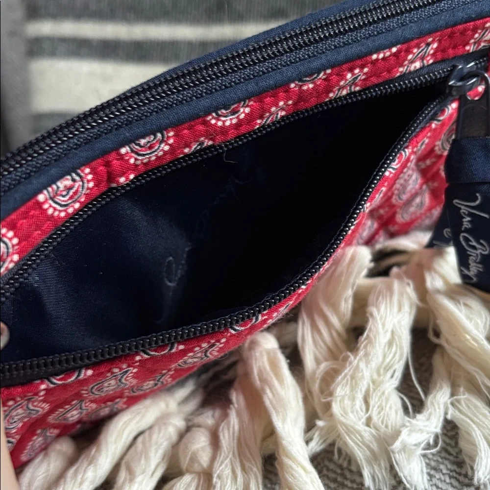 Vera Bradley - Retired Pattern Red Bandana Paisley Wristlet Wallet
